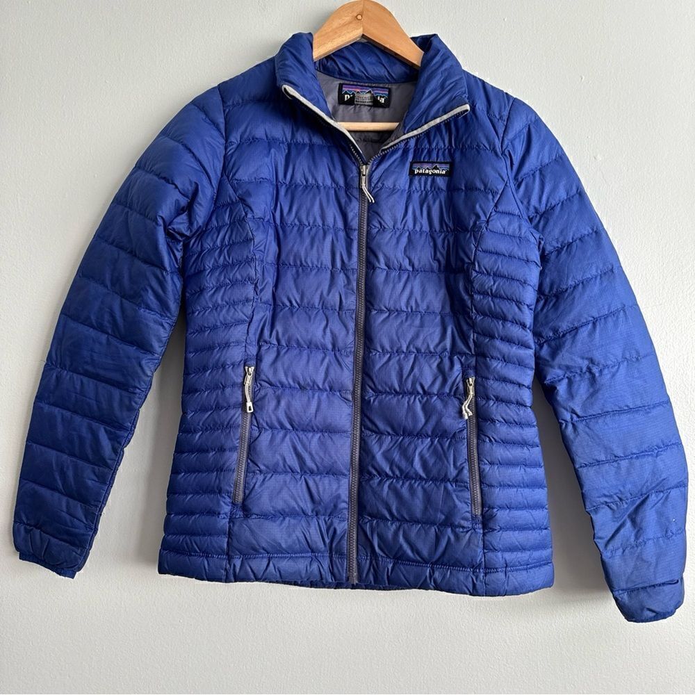 Patagonia Jacket Women XS Outdoor Nano Puff Down Filled Full Zip Goose